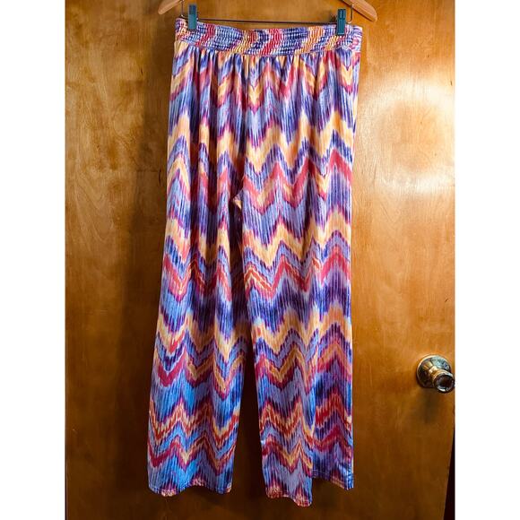 Sharagano Women's Wide Leg Palazzo Pants Fun Design Size Medium - Picture 6 of 9
